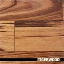 Ribadao Brazilian Species 5" Prefinished Tigerwood Wood Flooring