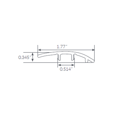 Mannington Adura Flex Sundance Multipurpose Reducer transition transition trims on sale at cheap, low wholesale prices by Hurst Hardwoods